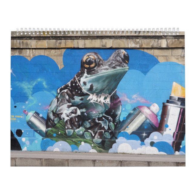Merkwürdige Kreaturen als Graffiti 2024 Kalender (Titelbild)