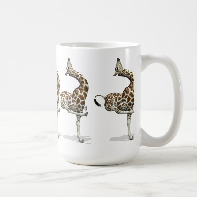 Merkwürdige Sportive Giraffe Kaffeetasse (Rechts)