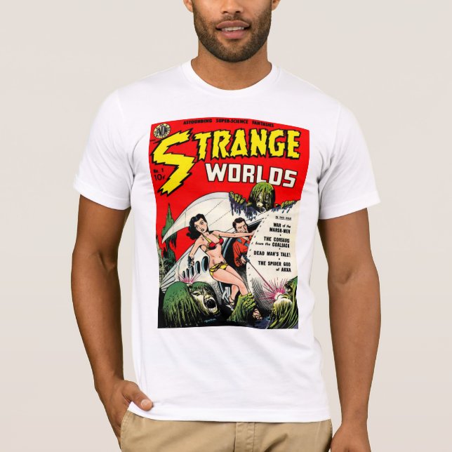 MERKWÜRDIGE WELTcoole Vintage T-Shirt (Vorderseite)