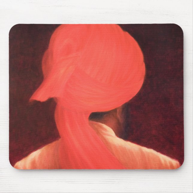 Merkwürdiger Turban Mousepad (Vorne)