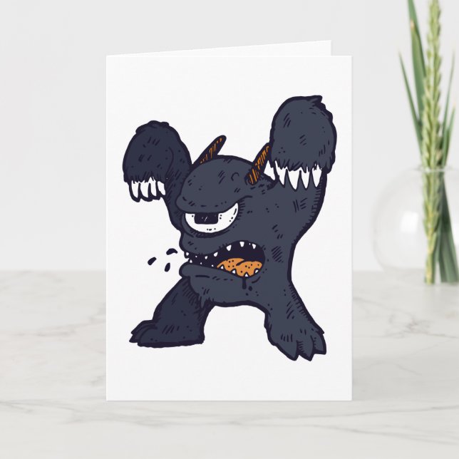 Merkwürdiges Monster Karte (Vorderseite)