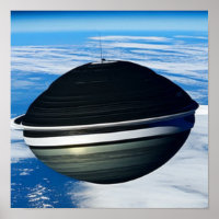 Merkwürdiges UFO über der Erde