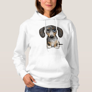 Merle Dapple Dackel Niedliche Dackel Dog Hoodie