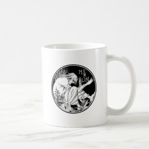 Merlin Art Nouveau Fantasy Kaffeetasse