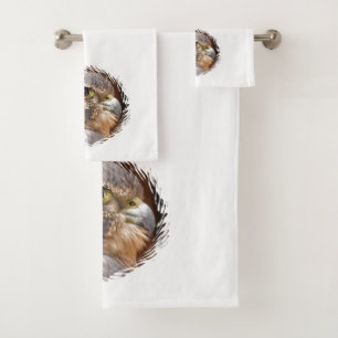 MERLIN FALCON BIRD OF PREY BADHANDTUCH SET