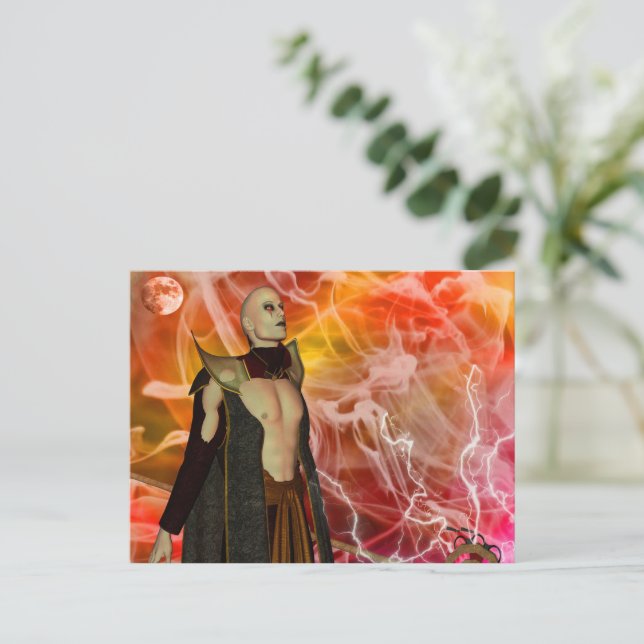 Merlin Postkarte (Stehend Vorderseite)