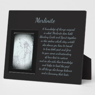 Merlinite Crystal Fairy Fotoplatte