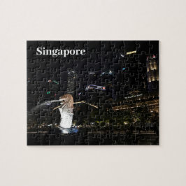 Merlion & Singapur Skyline #1 Jigsaw Puzzle