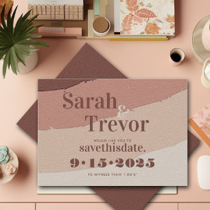 Merlot Bold Retro-Schriftart Save the Date