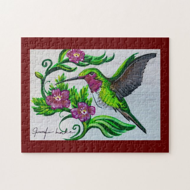 Merlot Hummingbird (Horizontal)