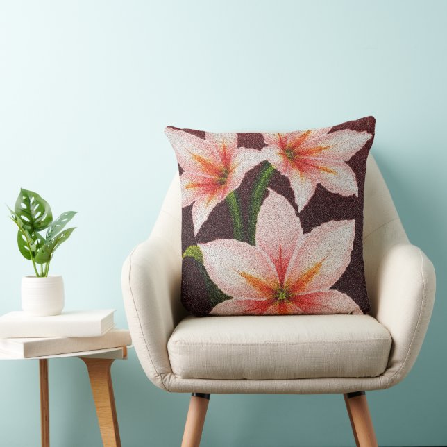 Merlot Radiance Lily Kissen (Stuhl )