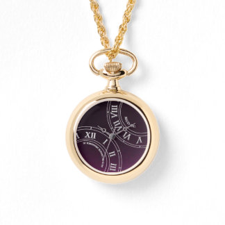 Merlot Shadow RN Necklace Watch Armbanduhr