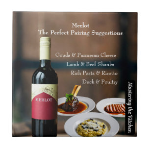 Merlot-Wein-Paarung / Mastering the Kitchen Fliese