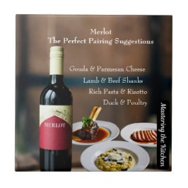 Merlot Wine Pairing/Mastering the Kitchen Fliese