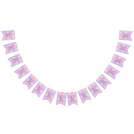 Mermaid 2. Geburtstag Ändern Text anpassen Wimpelkette