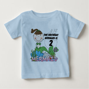 Mermaid 2. Geburtstag Tshirts und Geschenke