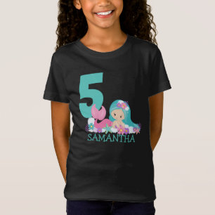 Mermaid 5. Geburtstag Marina - Vom T - Shirt
