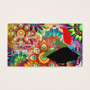 Mermaid à tête rouge psychédélique assis à Thunder