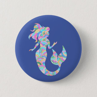 Mermaid-Abzeichen Button