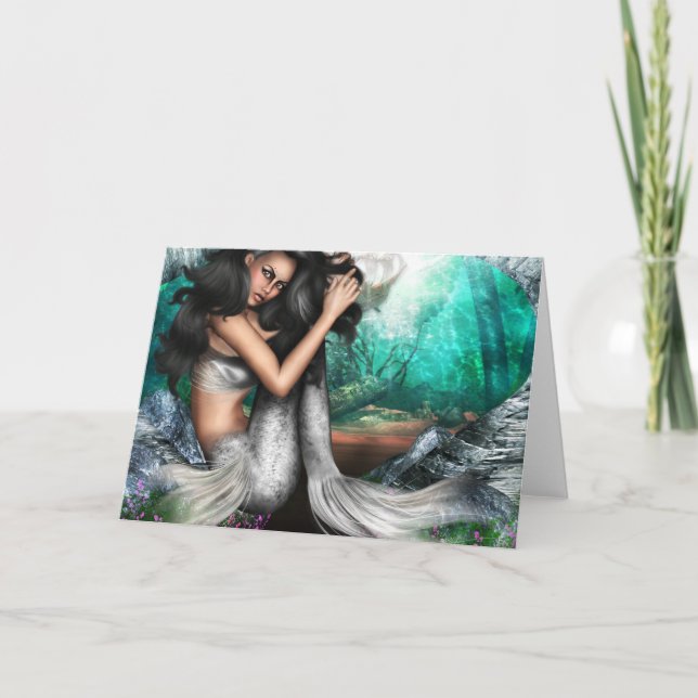 Mermaid Allure Grußkarte Karte (Vorderseite)