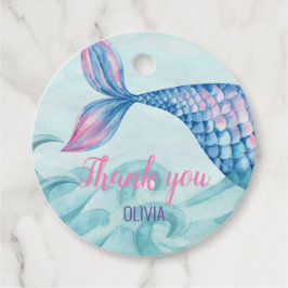 Mermaid Aqucolor Geburtstag Vielen Dank Geschenkanhänger