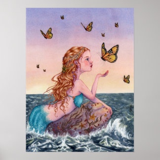 Mermaid Art Poster - Bring mir Tipps
