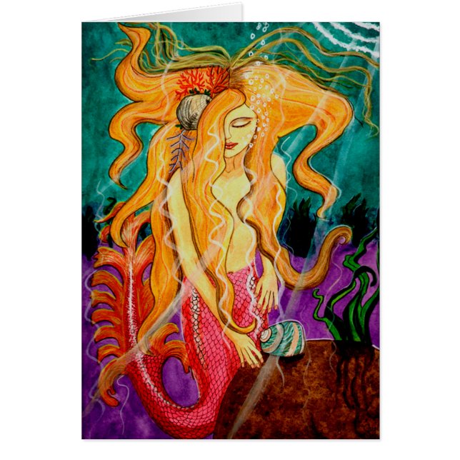 Mermaid Art - "Sanibel Siren" - von Carol Ochs (Vorne)