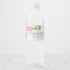 Mermaid Baby Dusche Wasser Flasche Packer Rose Gol