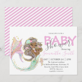 Mermaid Baby Shower nautisch Ankündigung
