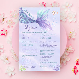 Mermaid Baby Trivia Unterhalb der Kinderdusche