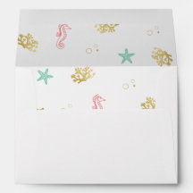 Mermaid Bachelorette Envelope