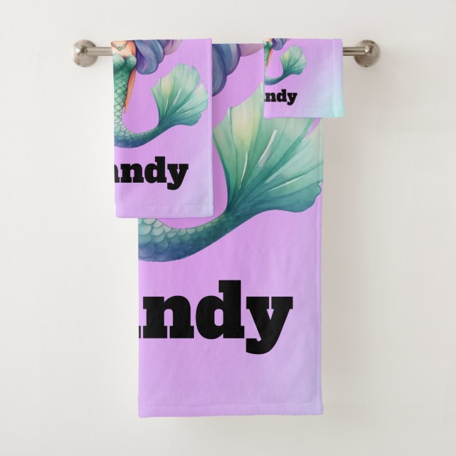Mermaid Badhandtuch Set (Insitu)