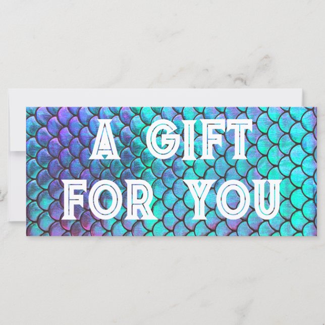 mermaid balance un cadeau pour votre carte (Devant)