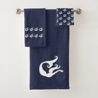 Mermaid Bath Navy Set