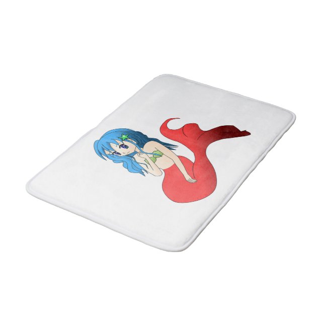 Mermaid Bathmat Badematte (Schrägansicht)