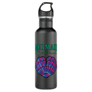 Mermaid Beach Bikini Karneval Muschel BH Geschenk  Edelstahlflasche