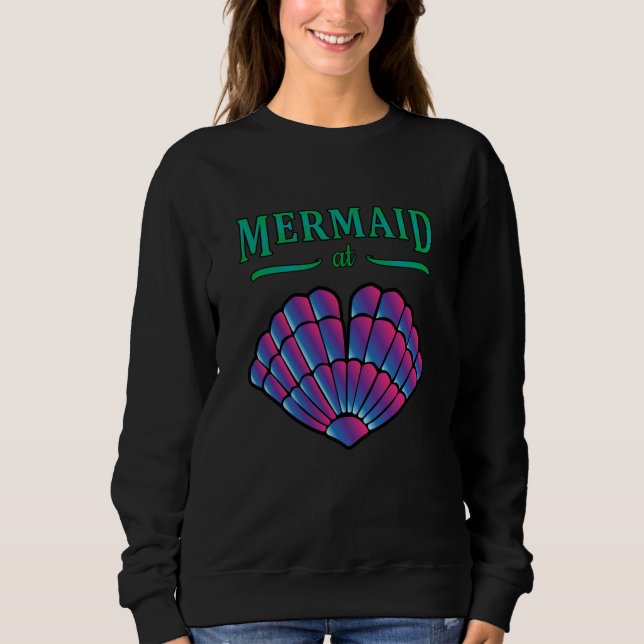 Mermaid Beach Bikini Karneval Muschel BH Geschenk  Sweatshirt (Vorderseite)