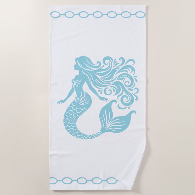 Mermaid Beach Towel Strandtuch (Vorderseite)