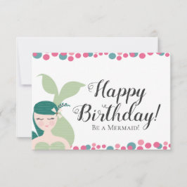 Mermaid Birthday Card Karte