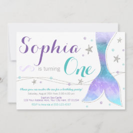 Mermaid Birthday Einladung | Unterseegebiet