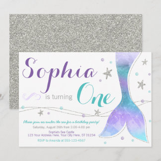 Mermaid Birthday Einladung | Unterseegebiet