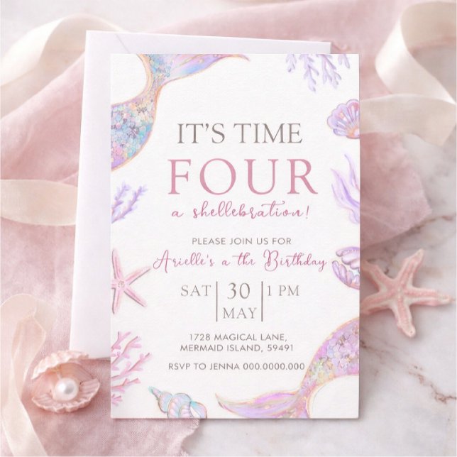 Mermaid Birthday Invitation (Créateur téléchargé)