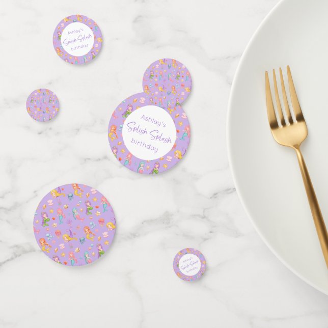 Mermaid Birthday Konfetti (Gruppe)