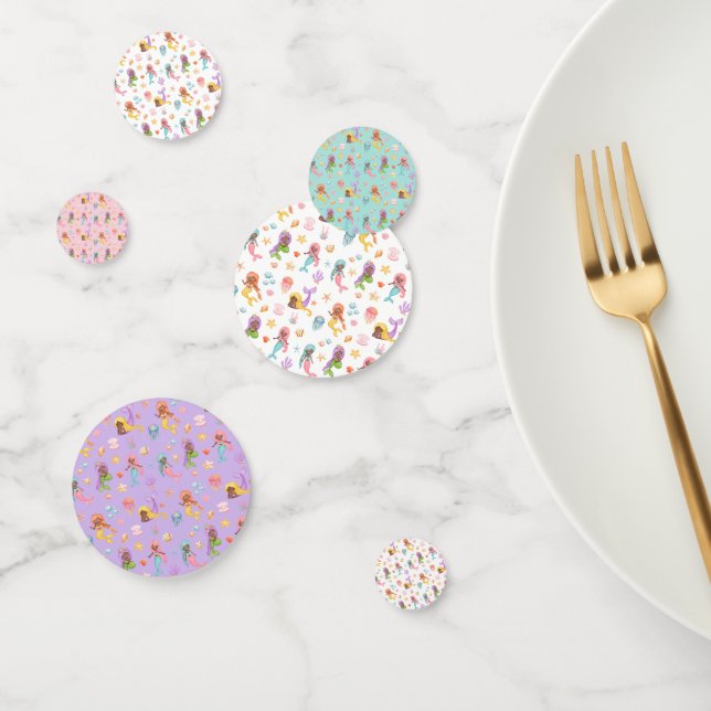 Mermaid Birthday Konfetti (Gruppe)