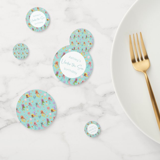 Mermaid Birthday Konfetti (Gruppe)
