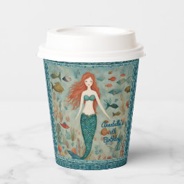 Mermaid Birthday Pappbecher