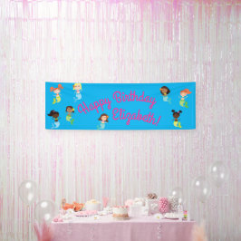 Mermaid Birthday Party Banner
