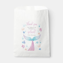 Mermaid Birthday Party Danke, dass Sie Bags bevorz