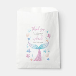 Mermaid Birthday Party Danke, dass Sie Bags bevorz Geschenktütchen