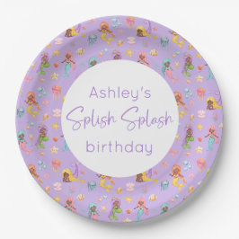 Mermaid Birthday Party Pappteller